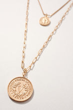 Load image into Gallery viewer, Layered Coin Necklace