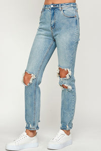 Dolly Distressed Denim Jeans