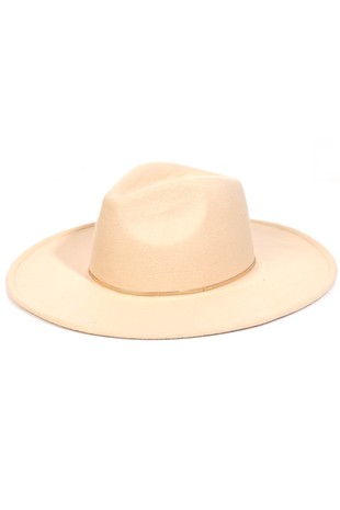 Gold Chain Western Hat