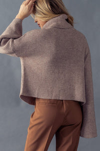 Tilly Turtleneck Sweater- Mocha