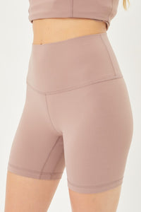 Biker Shorts- Pink Clay