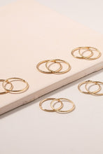Load image into Gallery viewer, Set of 5 Thin Metal Rings