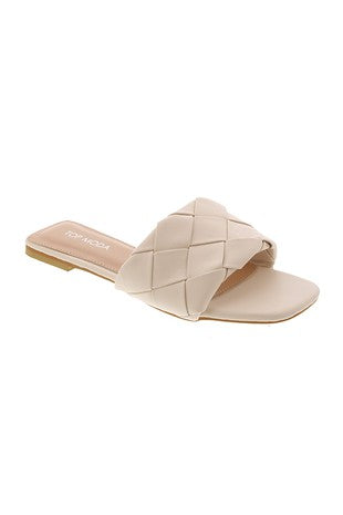 Knotted Sandals- Beige
